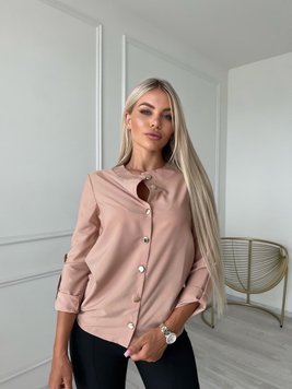 Жіноча блузка софт колір беж 454149 454149 фото