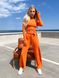 Женский костюм с топом и брюками палаццо оранжевого цвета р.42/44 363134 363134 фото
