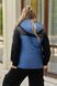 Женская жилетка с капюшоном цвет джинс р.50/52 440625 440625 фото