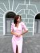 Женское платье с рукавом розового цвета р.L 385645 385645 фото 6