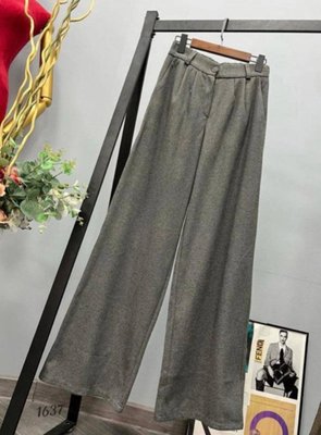 Женские брюки палаццо цвет серый р.52 448965 448965 фото