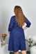 Женское платье с поясом цвет синий р.46/48 452417 452417 фото 4