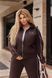 Жіночий теплий костюм прогулянковий двійка колір шоколад (465366) 465366 фото 2
