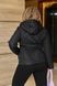Женская куртка с капюшоном черного цвета р.48/50 405293 405296 фото 1