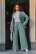 Женский костюм брюки и пиджак цвет олива р.48/50 444320 444320 фото
