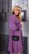 Женское платье на запах из софта цвет фиолетовый р.46/48 452552 452552 фото 4