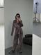 Женская пижама двойка плюш велюр цвет мокко р.46/48 452620 452620 фото 6