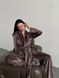 Женская пижама двойка плюш велюр цвет мокко р.46/48 452620 452620 фото 5