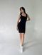 Женское платье в рубчик цвет черный р.универсальный 455890 455890 фото 3