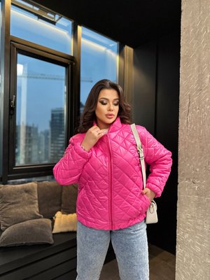 Женская теплая куртка цвет розовый р.48/50 451120 451120 фото