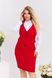 Женский костюм с классической юбкой и жилетом красного цвета размер 374361 382280 фото 1