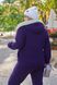 Жіночий теплий костюм із хутром колір фіолетовий 445481 445481 фото