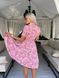 Женское платье из шелкового софта цвет розовый р.42/44 455565 455565 фото 4