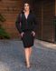 Жіночий костюм спідниця та піджак колір чорний р.48/50 441271 441271 фото