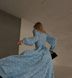 Женское платье из муслина цвет голубой р.42/44 452524 452524 фото 4