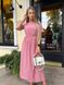 Женское платье из шелкового софта цвет розовый р.42/44 455567 455567 фото 3