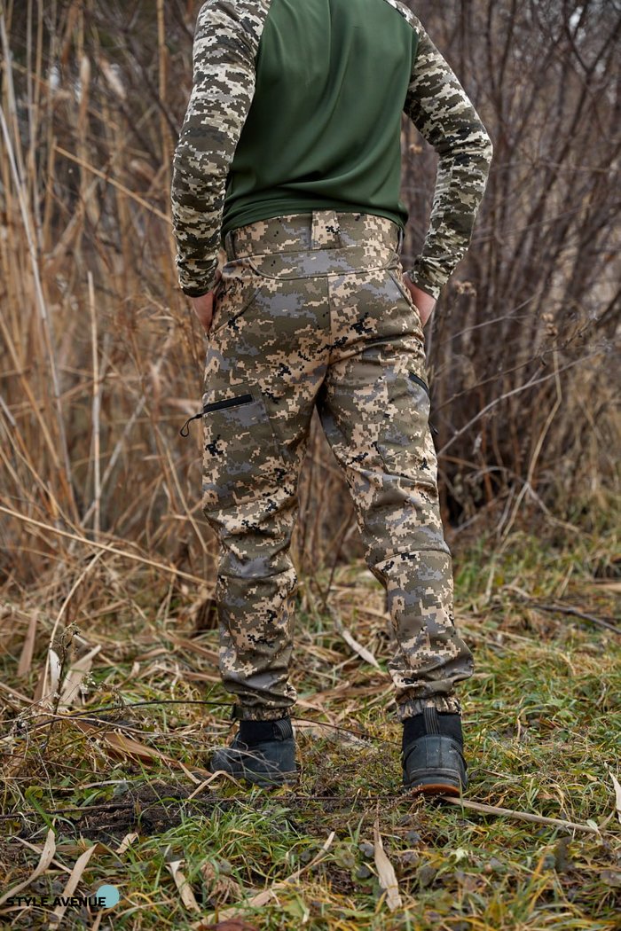 Тактические армейские брюки для охоты и рыбалки разноцветные р.XL 405099 405099 фото