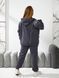 Жіночий теплий спортивний костюм колір графіт (465854) 465854 фото 11