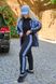 Жіночий теплий спортивний костюм колір джинс р.48/50 442722 442722 фото
