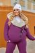 Жіночий теплий костюм із хутром колір фрезовий 445478 445478 фото