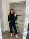 Жіночий теплий костюм двійка колір чорний (464004) 464004 фото 4
