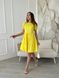 Женское короткое платье из софта "Classic" цвет желтый р.46/48 440229 440229 фото 1