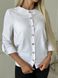 Женская блуза софт цвет белый р.48/50 454147 454147 фото