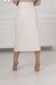 Женская юбка из эко-кожи цвет светлый беж р.58/60 446917 446917 фото 4