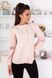Женская блуза с рукавами с кружевом размер розового цвета р.48/50 374545 380939 фото 1
