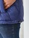 Женская жилетка с капюшоном цвет джинс р.48/50 440471 440471 фото 3