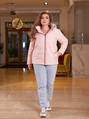 Женская весенняя куртка Канада розового цвета р.48/50 406447 406442 фото
