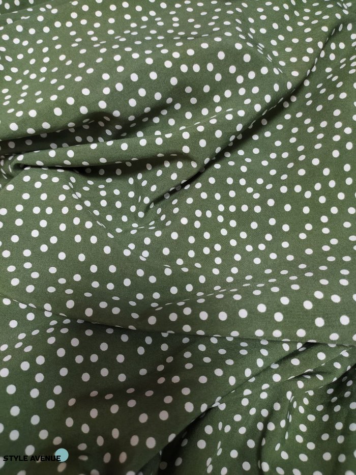 Женское длинное шелковое платье оливкового цвета р.42/46 358554 358554 фото