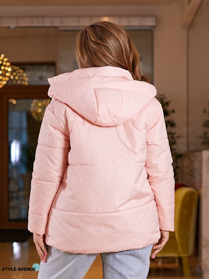 Женская весенняя куртка Канада розового цвета р.48/50 406447 406442 фото