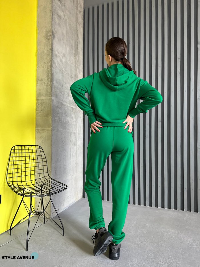 Женский спортивный костюм цвет зеленый р.42/44 450759 450759 фото