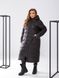 Женская куртка-пальто из плащевки цвет черный р.48/50 448424 448424 фото 6