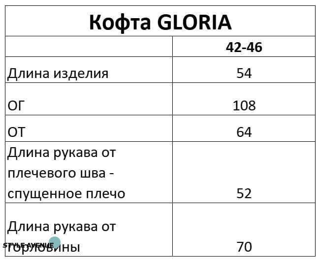 Женская кофта из хлопка на пуговках голубого цвета р.42/46 363189 363189 фото