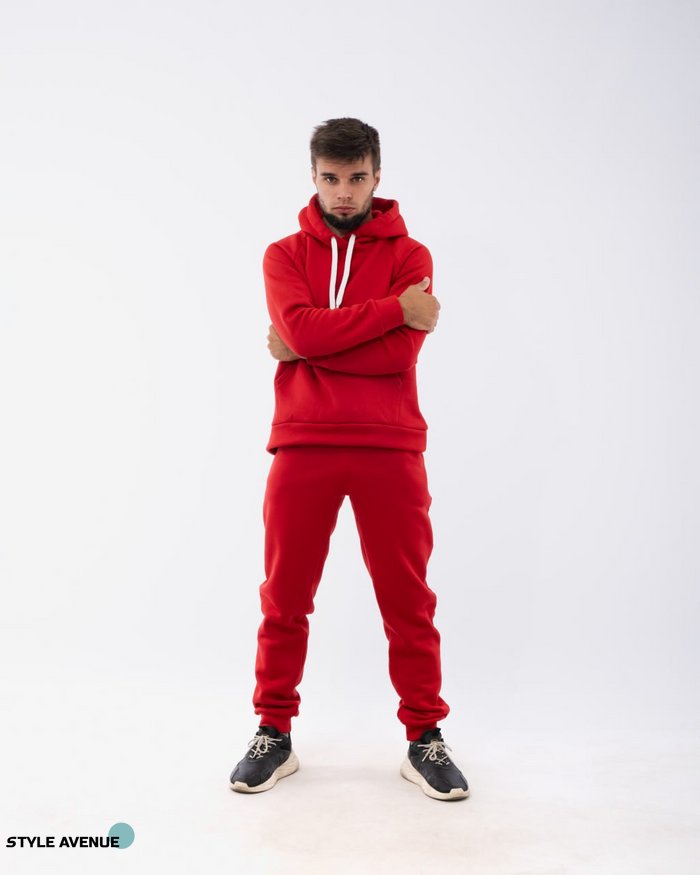 Мужской спортивный костюм Alex цвет красный р.S/M 441931 441931 фото