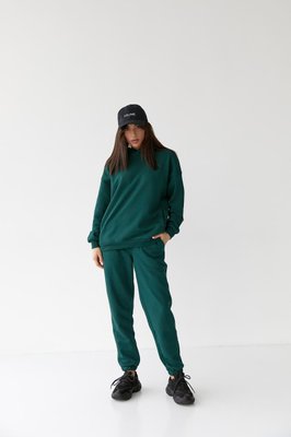 Женский костюм худи+джогеры цвет зеленый р.M 454302 454302 фото