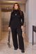 Женский прогулочный костюм из ангоры цвет черный р.50/52 446888 446888 фото