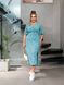 Жіноча довга сукня софт колір м'ята 455975 455975 фото